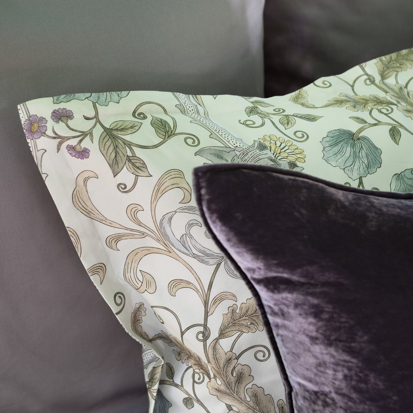 Arabella Printed Sateen Duvet Covers & Shams