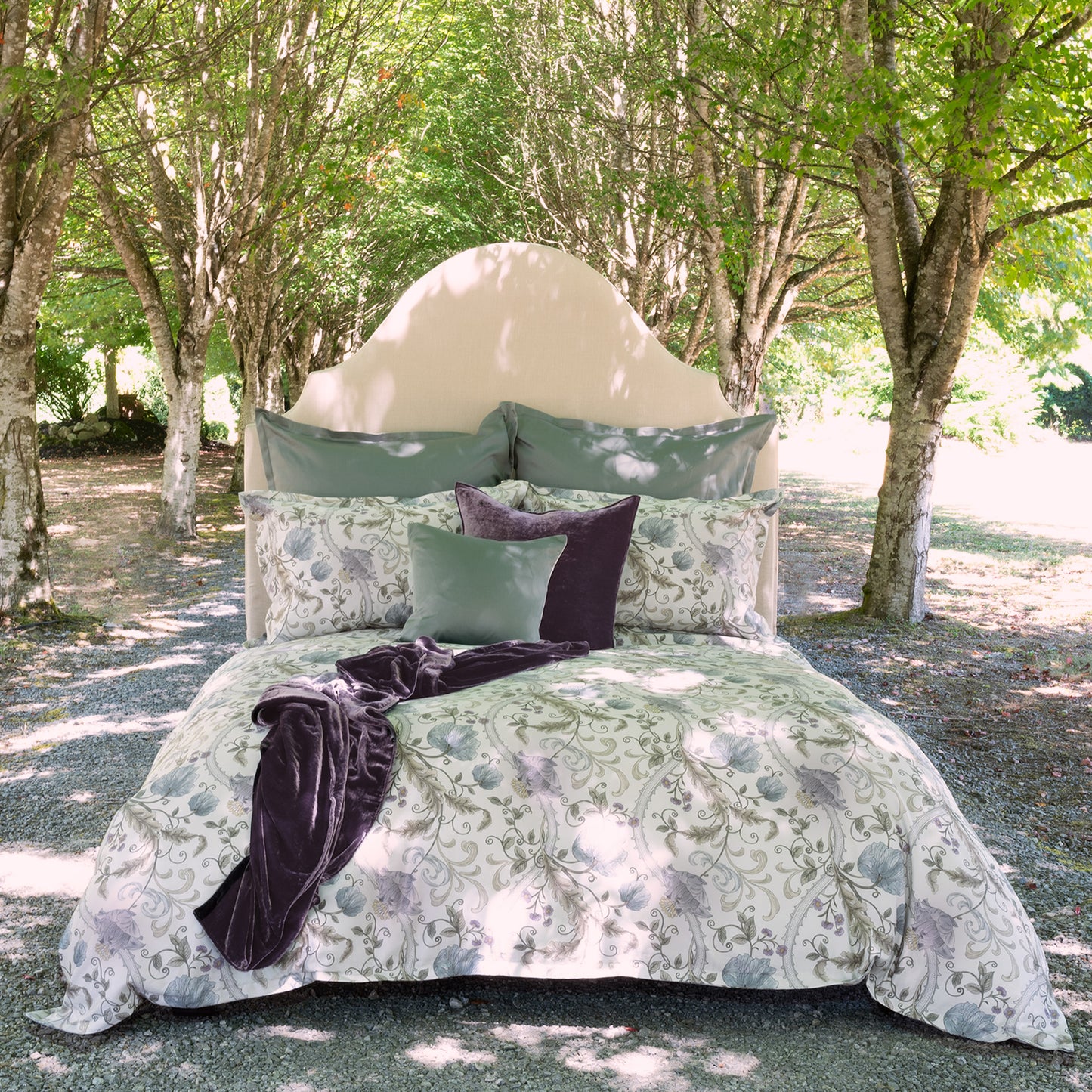 Arabella Printed Sateen Duvet Covers & Shams