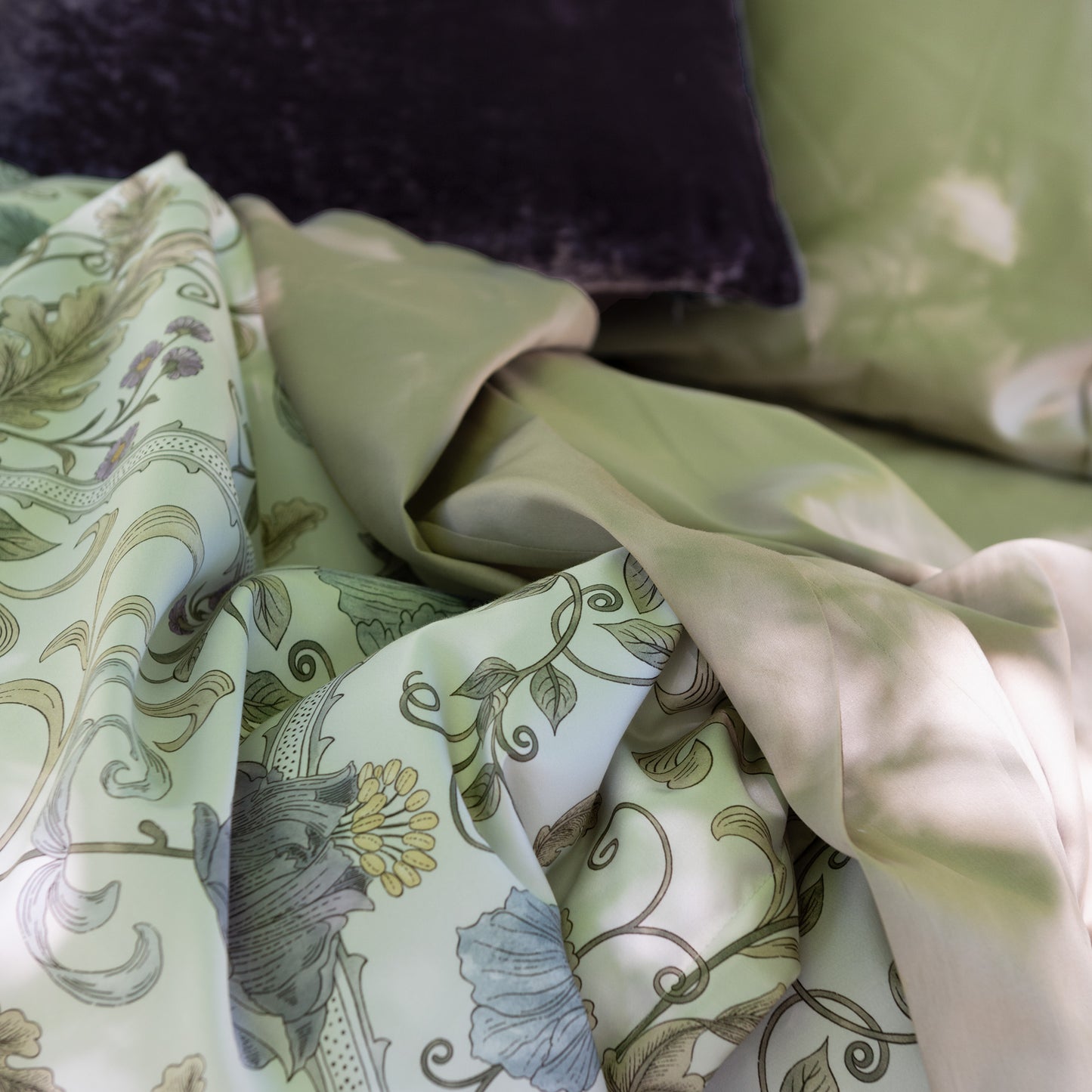 Arabella Printed Sateen Duvet Covers & Shams