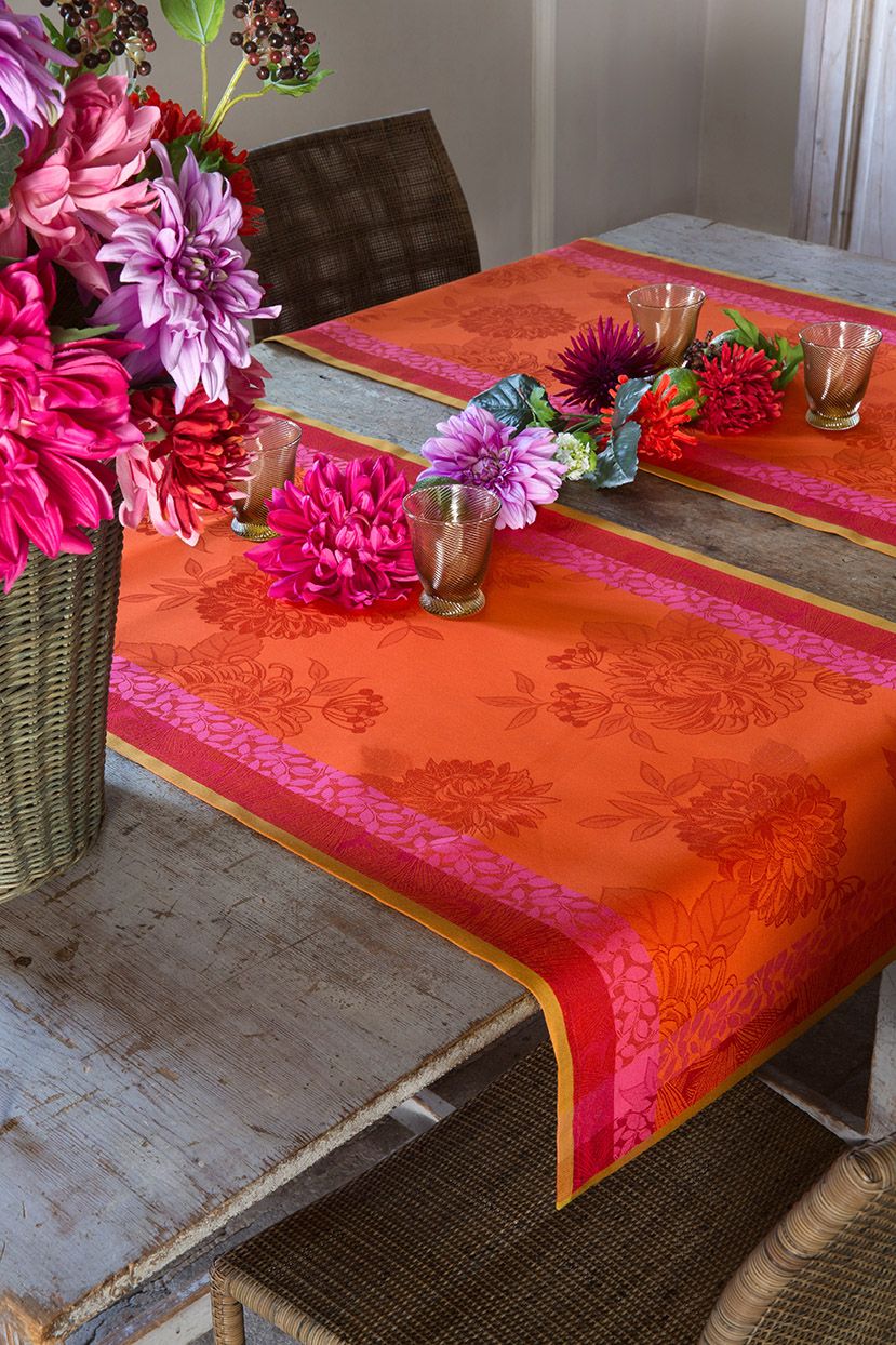 Parfums de Bagatelle - Cotton Tablecloth, Placemats, Napkins & Runners