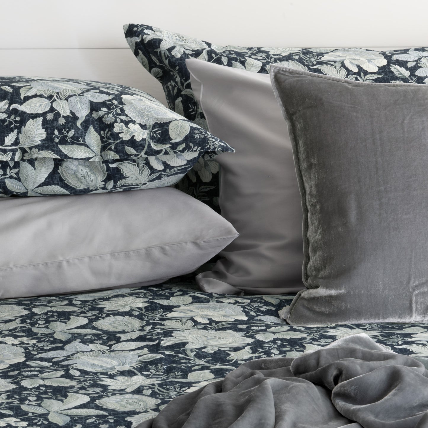 Somerset Printed Sateen Duvet Covers & Shams